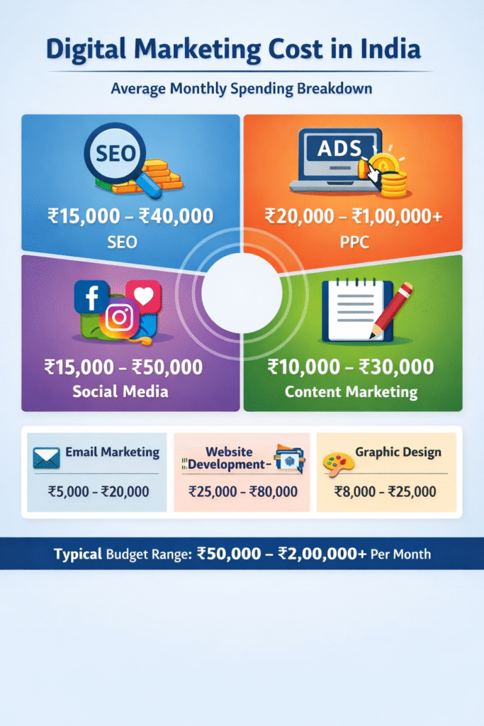 digital marketing cost in india